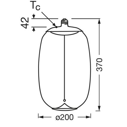 LED Žiarovka VINTAGE FILAMENT E27/4W/230V 2700K - Osram