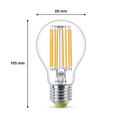 LED Žiarovka VINTAGE Philips A60 E27/4W/230V 3000K