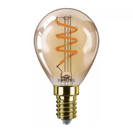 LED žiarovka VINTAGE Philips P45 E14/3W/230V 2200K