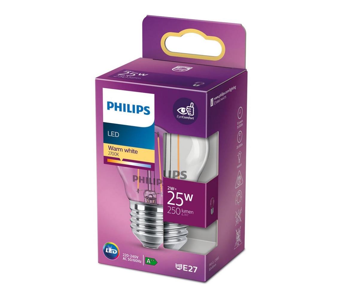 LED Žiarovka VINTAGE Philips P45 E27/2W/230V 2700K 8718699763299