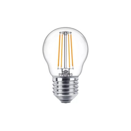 LED žiarovka VINTAGE Philips P45 E27/4,3W/230V 2700K