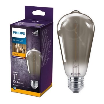 LED Žiarovka VINTAGE Philips ST64 E27/2,3W/230V 1800K