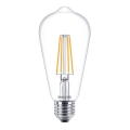 LED Žiarovka VINTAGE Philips ST64 E27/7W/230V 2700K