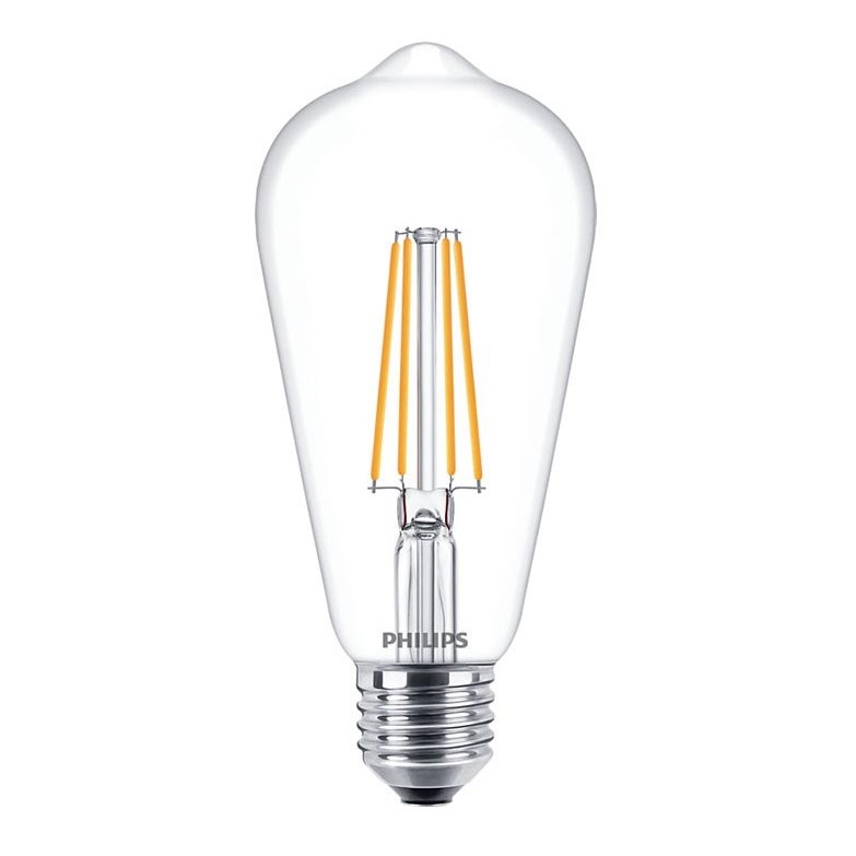 LED Žiarovka VINTAGE Philips ST64 E27/7W/230V 2700K