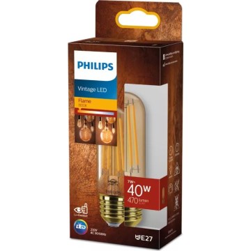 LED žiarovka VINTAGE Philips T32 E27/7W/230V 1800K
