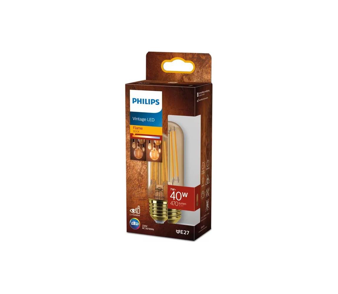 LED žiarovka VINTAGE Philips T32 E27/7W/230V 1800K 8720169191259