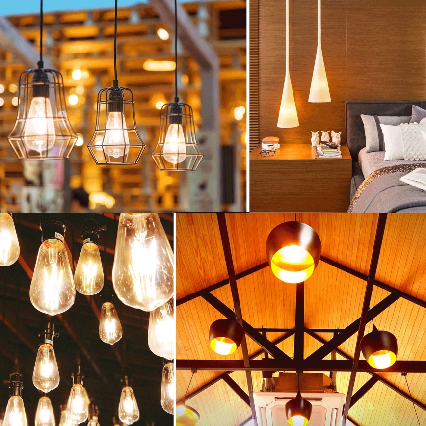 LED žiarovka VINTAGE ST64 E27/20W/230V 2700K - Aigostar