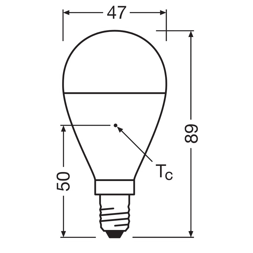 LED žiarovka z recyklovaného plastu P45 E14/7,5W/230V 2700K - Osram