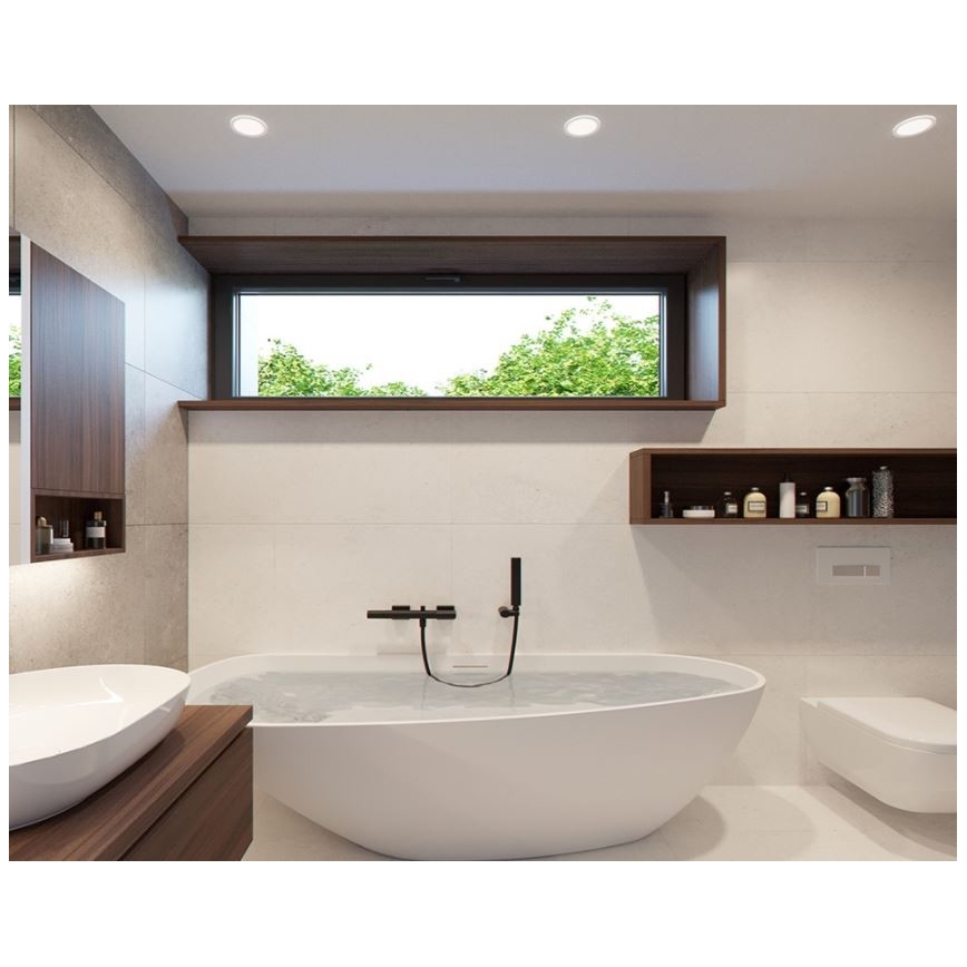 LED2 - LED Bodové zápustné svietidlo STATIC LED/7W/230V IP44