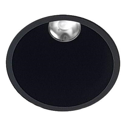 LED2 - LED Kúpeľňové podhľadové svietidlo ZERO LED/10W/230V 3000K CRI 95 IP43 čierna pr. 10,9 cm
