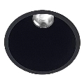 LED2 - LED Kúpeľňové podhľadové svietidlo ZERO LED/10W/230V 4000K CRI 95 IP43 čierna pr. 10,9 cm
