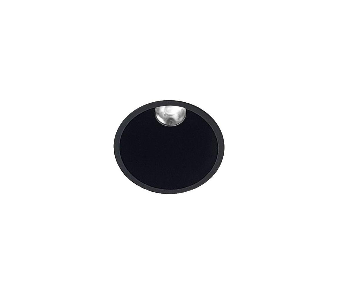 LED2 LED2-LED Kúpeľňové svietidlo ZERO LED/10W/230V 4000K CRI 95 IP43 čierna pr.10,9cm