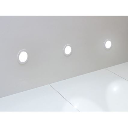 LED2 - LED Podhľadové svietidlo WALK LED/1W/230V + montážna krabica