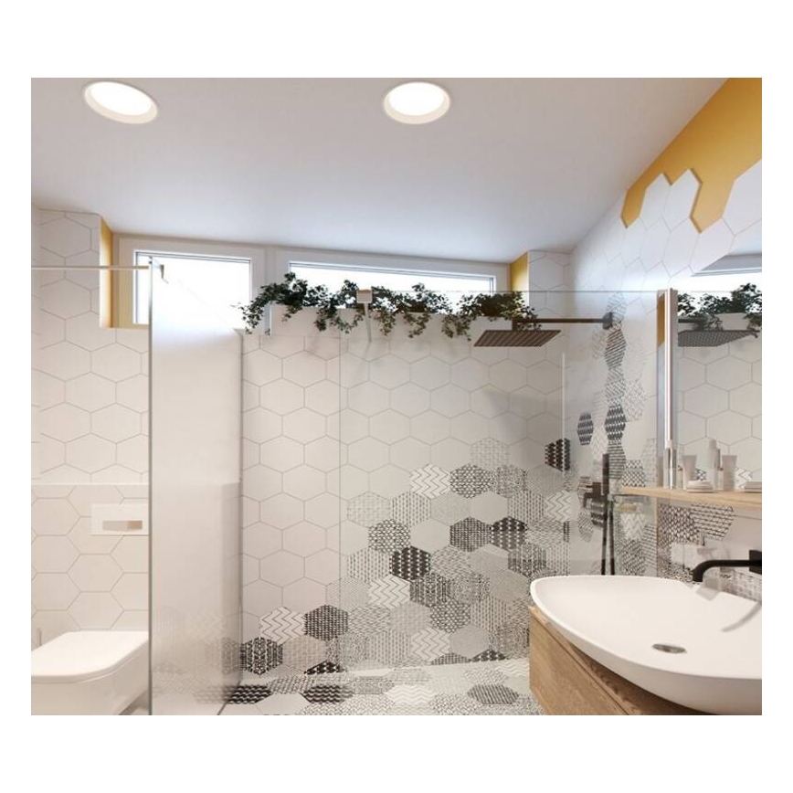 LED2-LED Stmievateľné kúpeľňové podhľadové svietidlo ZETA LED/10W/230V 3000K IP44