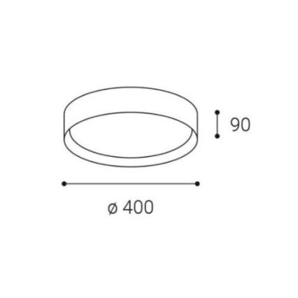 LED2 - LED Stmievateľné stropné svietidlo MILA LED/30W/230V