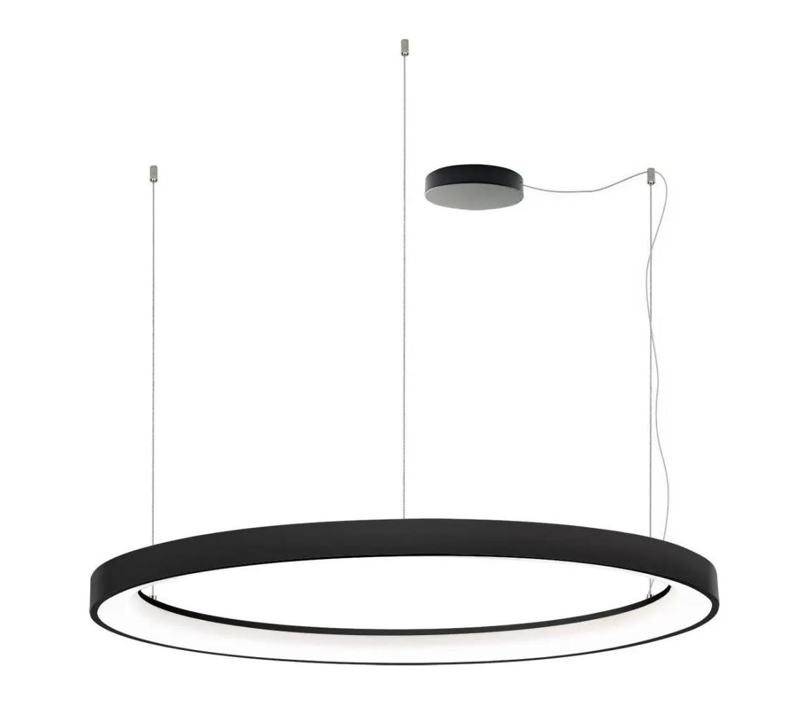 LED2 LED2 - LED Stmievateľný luster na lanku BELLA LED/80W/230V 3000K/4000K čierna