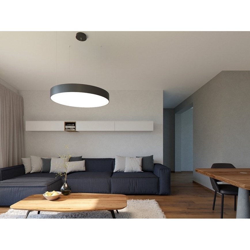 LED2 - LED Stmievateľný luster na lanku MONO LED/100W/230V 3000K/4000K čierna