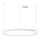 LED2 - LED Stmievateľný luster na lanku SATURN LED/80W/230V pr. 100 cm biela