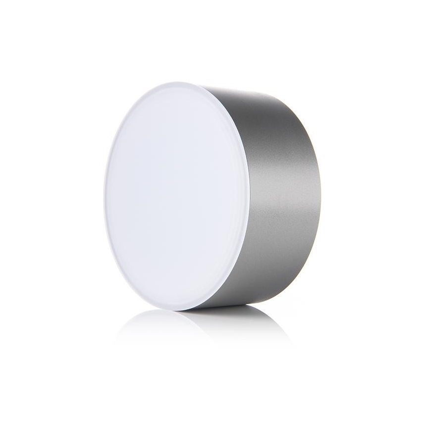 LED2 - LED Stropné svietidlo BUTTON LED/17W/230V strieborná