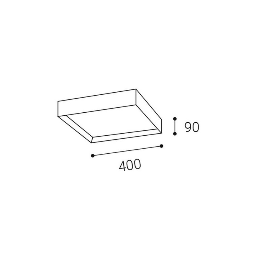 LED2 - LED Stropné svietidlo MILO LED/30W/230V čierna 3000/4000K
