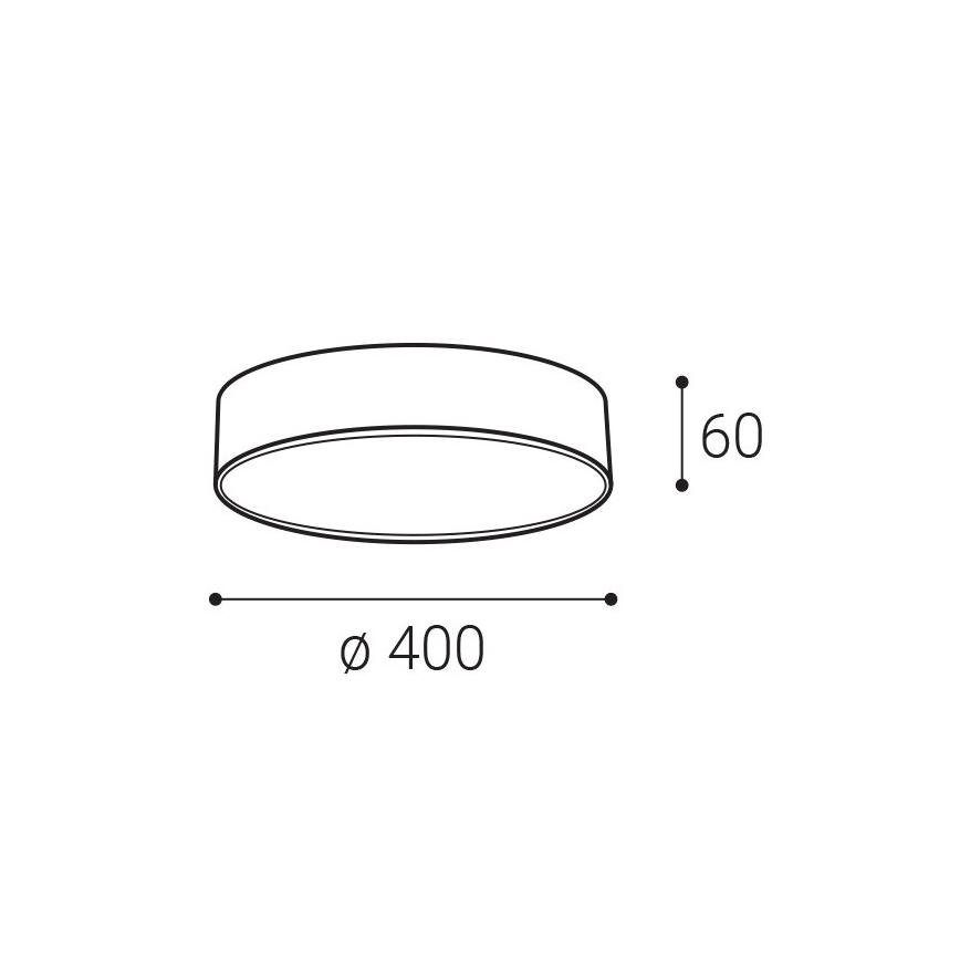 LED2 - LED Stropné svietidlo MONO LED/30W/230V 3000K/4000K čierna