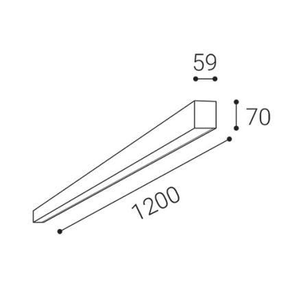 LED2 - LED Stropné svietidlo NOLI LED/40W/230V 3000K/3500K/4000K biela