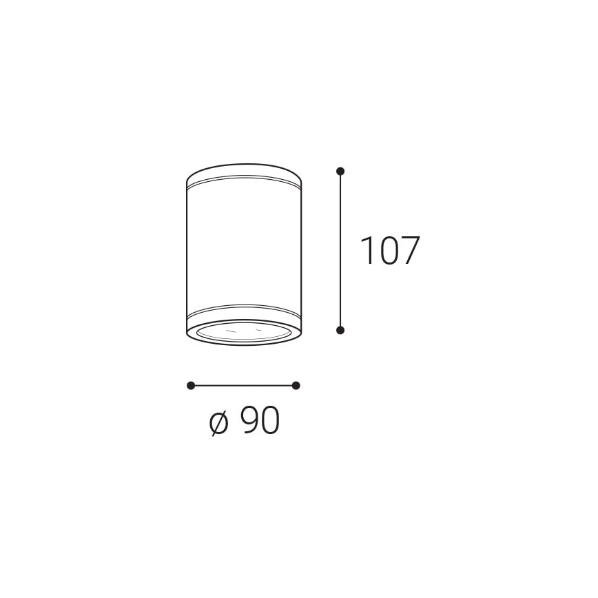 LED2 - LED Vonkajšie bodové svietidlo TUBO LED/10W/230V IP65 3000K/4000K/5700K čierna