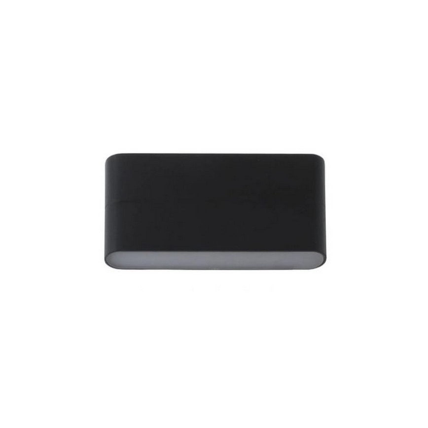 LED2 - LED Vonkajšie nástenné svietidlo FLAT 2xLED/6W/230V antracit IP54