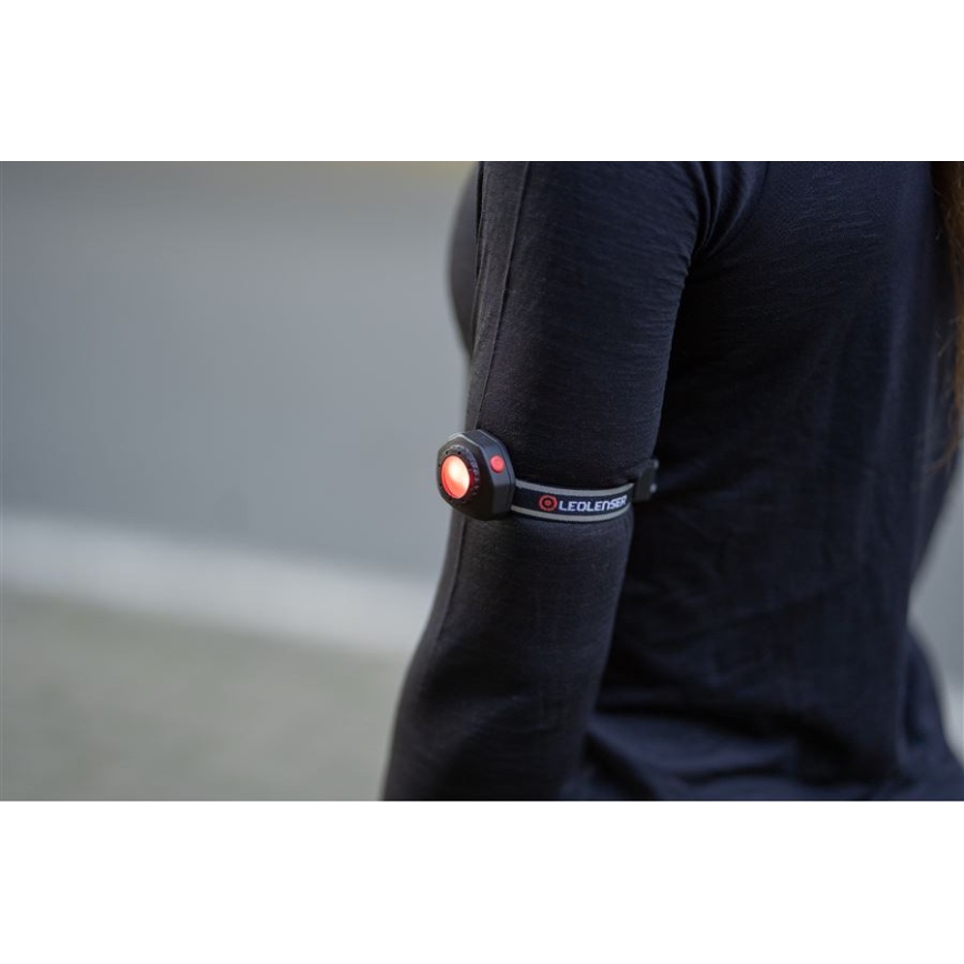 Ledlenser CU2R - LED signalizačné svietidlo LED/280 mAh čierne