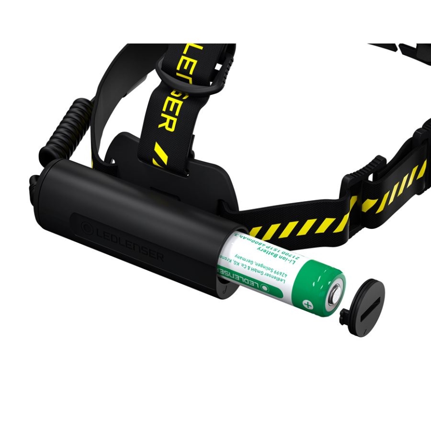 Ledlenser H7R WORK - stlmiteľná nabíjateľná LED čelovka/4800 mAh IP67 1000 lm 60 h čierna