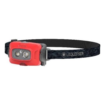Ledlenser HF4R Core - LED stmievateľná nabíjacia čelovka LED/1000 mAh IP68 500 lm 35 h červená