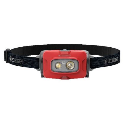 Ledlenser HF4R Core - LED stmievateľná nabíjacia čelovka LED/1000 mAh IP68 500 lm 35 h červená
