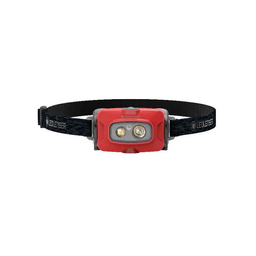 Ledlenser HF4R Core - LED stmievateľná nabíjacia čelovka LED/1000 mAh IP68 500 lm 35 h červená