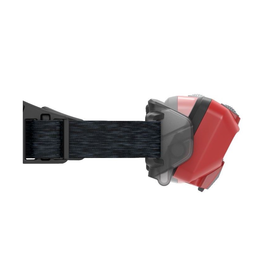 Ledlenser HF6R Core - stmievateľná dobíjateľná LED čelovka, 2000 mAh, IP68, 800 lm, 60 h, červená