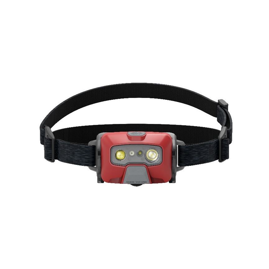 Ledlenser HF6R Core - stmievateľná dobíjateľná LED čelovka, 2000 mAh, IP68, 800 lm, 60 h, červená