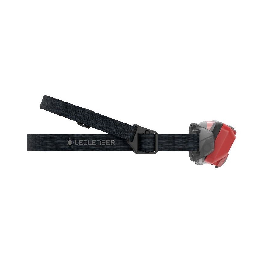 Ledlenser HF6R Core - stmievateľná dobíjateľná LED čelovka, 2000 mAh, IP68, 800 lm, 60 h, červená