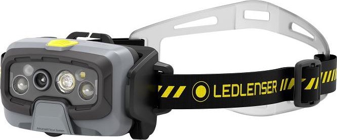 Ledlenser HF8R Work - LED stmievateľná nabíjateľná čelovka, 3700 mAh, IP68, 1600 lm, 90 h, čierna