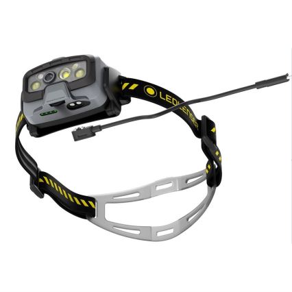 Ledlenser HF8R Work - LED stmievateľná nabíjateľná čelovka, 3700 mAh, IP68, 1600 lm, 90 h, čierna