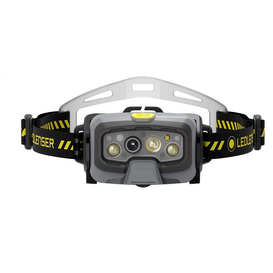 Ledlenser HF8R Work - LED stmievateľná nabíjateľná čelovka, 3700 mAh, IP68, 1600 lm, 90 h, čierna