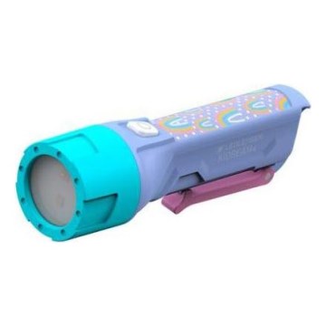 Ledlenser KIDBEAM4 RAINBOW - LED stmievateľná detská baterka LED/2xAAA IP44 fialová