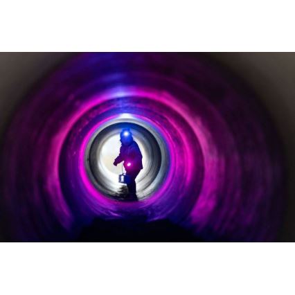 Ledlenser KIDBEAM4 RAINBOW - LED stmievateľná detská baterka LED/2xAAA IP44 fialová