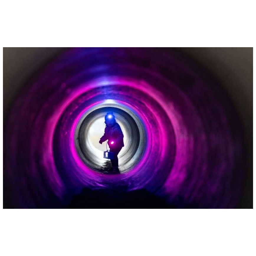 Ledlenser KIDBEAM4 RAINBOW - LED stmievateľná detská baterka LED/2xAAA IP44 fialová