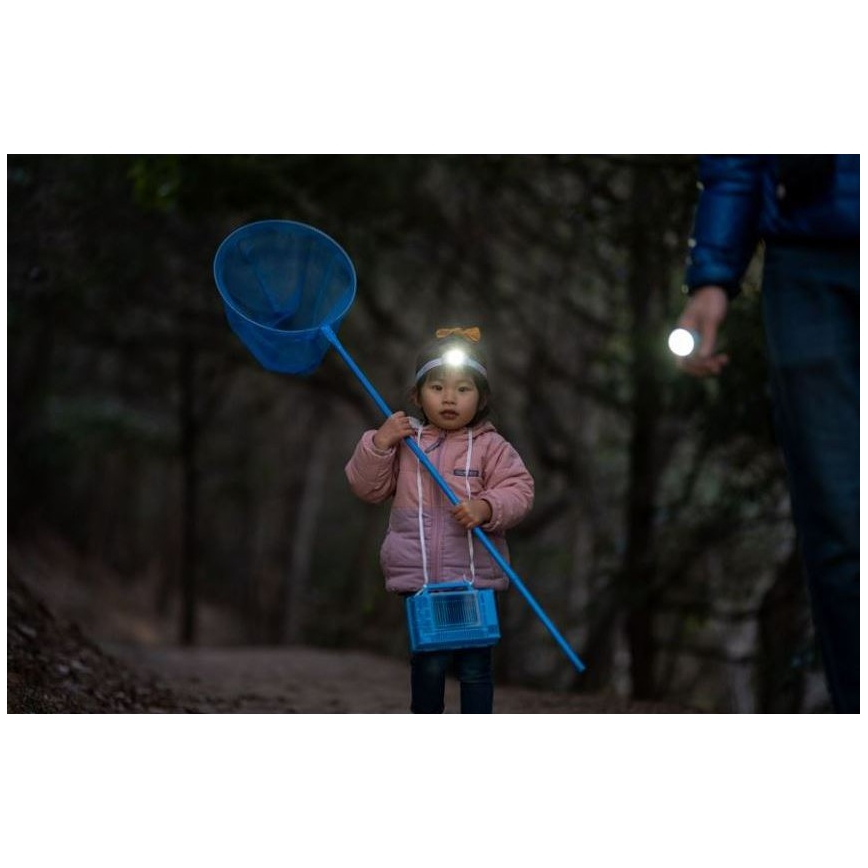 Ledlenser KIDBEAM4 RAINBOW - LED stmievateľná detská baterka LED/2xAAA IP44 fialová