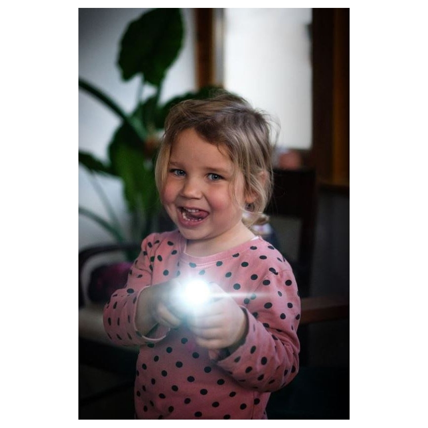 Ledlenser KIDBEAM4 RAINBOW - LED stmievateľná detská baterka LED/2xAAA IP44 fialová