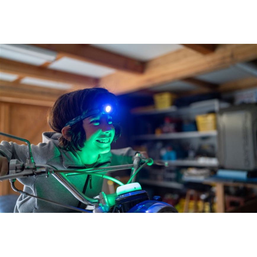 Ledlenser KIDCAMP6 DINO - LED stmievateľná prenosná lampa LED/3xAAA IP44 zelená