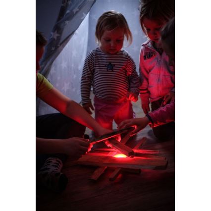 Ledlenser KIDCAMP6 DINO - LED stmievateľná prenosná lampa LED/3xAAA IP44 zelená