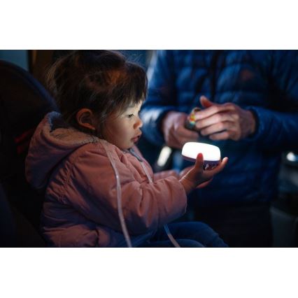 Ledlenser KIDCAMP6 RAINBOW - stmievateľná prenosná LED lampa LED/3xAAA IP44 modrá