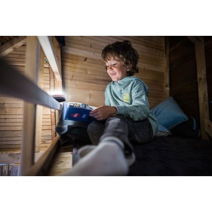 Ledlenser KIDCAMP6 RAINBOW - stmievateľná prenosná LED lampa LED/3xAAA IP44 modrá
