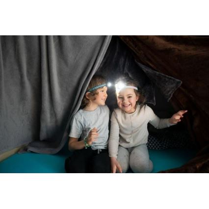 Ledlenser KIDLED2 DINO - LED Stmievateľná detská čelovka LED/1xAAA IPX4 40 lm 20 h zelená