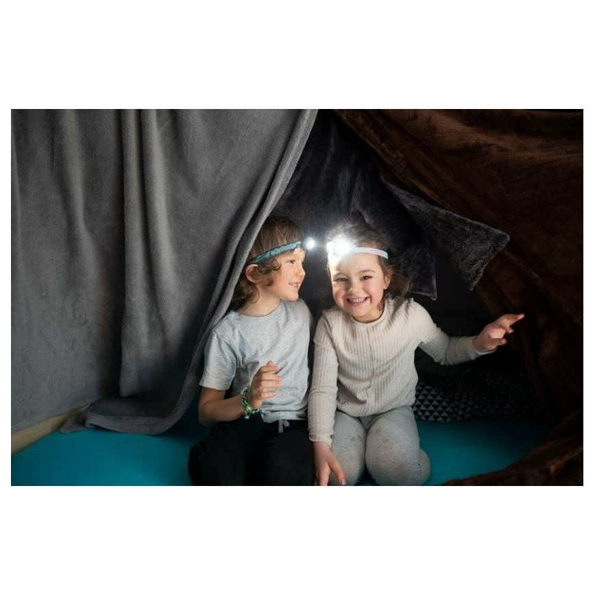 Ledlenser KIDLED2 DINO - LED Stmievateľná detská čelovka LED/1xAAA IPX4 40 lm 20 h zelená